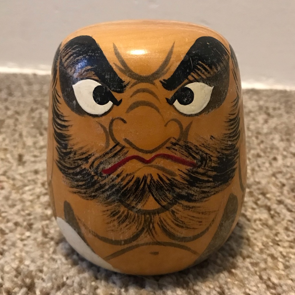 Vintage Japanese Daruma doll